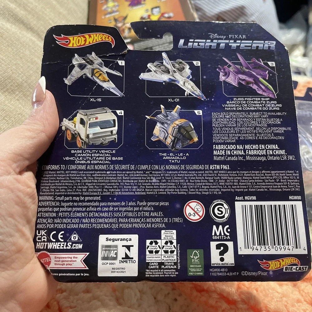 Hot Wheels Disney Lightyear Starships‎ THE ARMADILLO Spacecraft Toy Story NEW